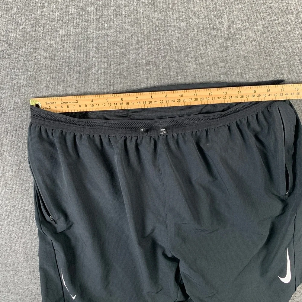 Nike Dri-FIT ADV AeroSwift Pants Men 2XL Running Gym Performance Black Stretch